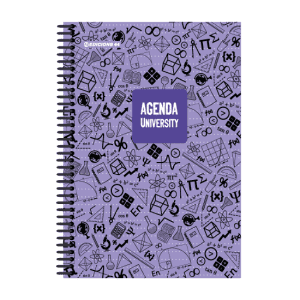 Agenda University dos dies pàgina.