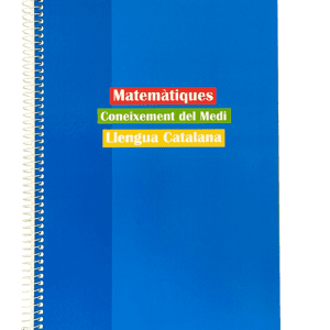 Llibreta amb greca de 3 colors